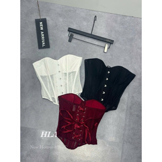  Áo cúp ngực ren lưới móc cài gọng croset QC 