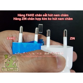 [ZIN Chân Tròn] Đầu Cắm / Chân Nối Chuyển Đổi 2 Chấu Cho Sạc Macbook-iPad