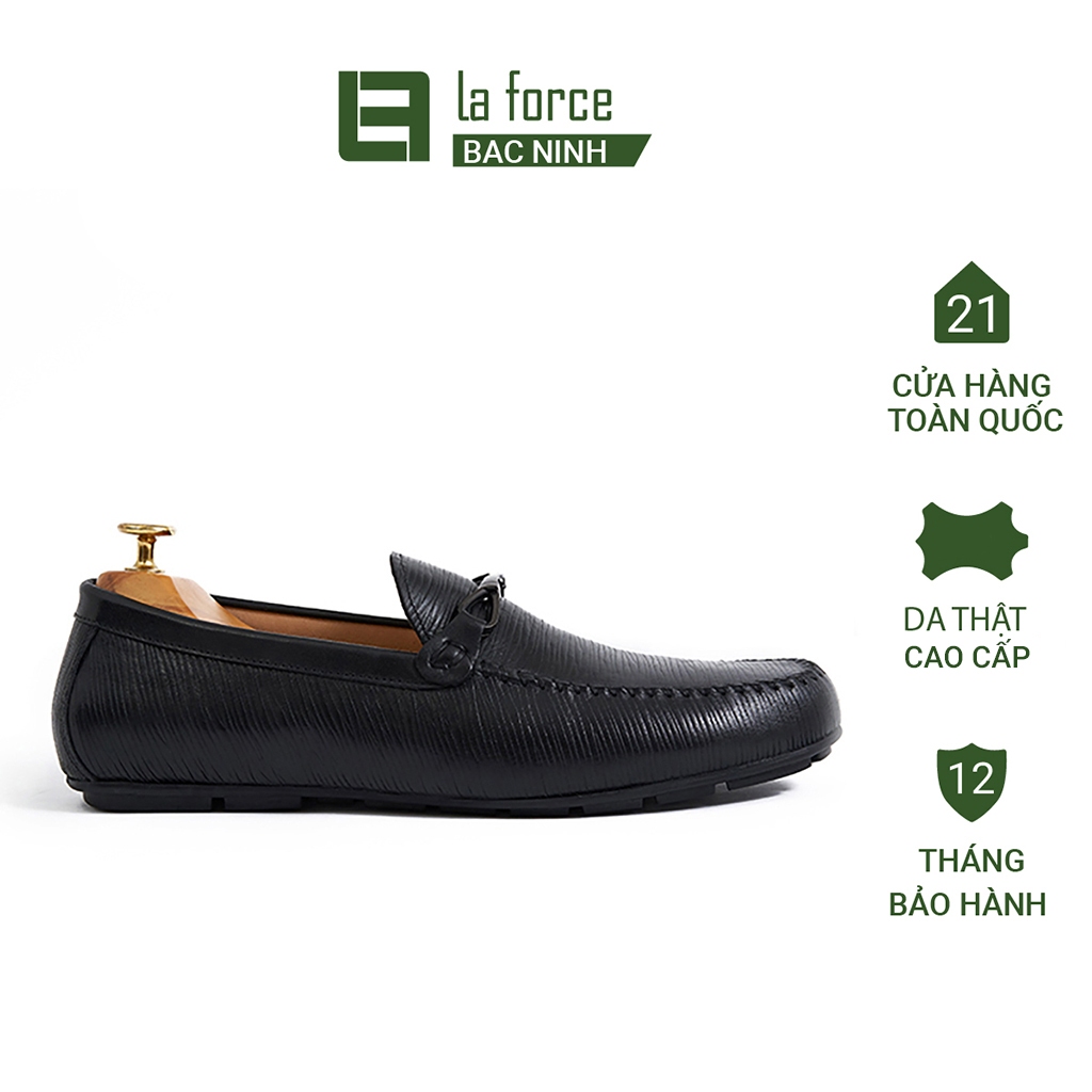 Giày lười nam da bò cao cấp dáng Horsebit Loafer hàng hiệu Laforce Bắc Ninh GNLABL8070-3-D-BN