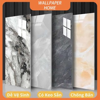 Tấm Dán Tường PVC Vân Đá 60x30cm - Tự Dính, Chống Thấm, Cách Nhiệt, Sang Trọng