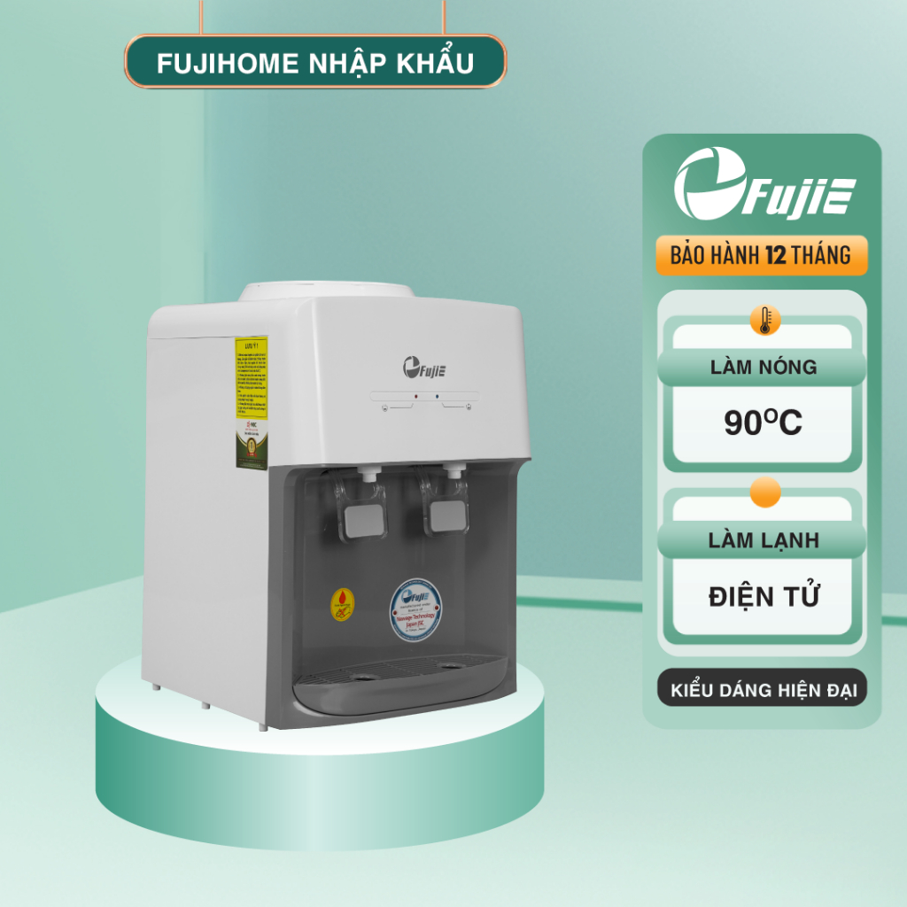 Cây Nước Nóng Lạnh Mini Fujie WD579E – Làm Nóng 420W, Lạnh 65W