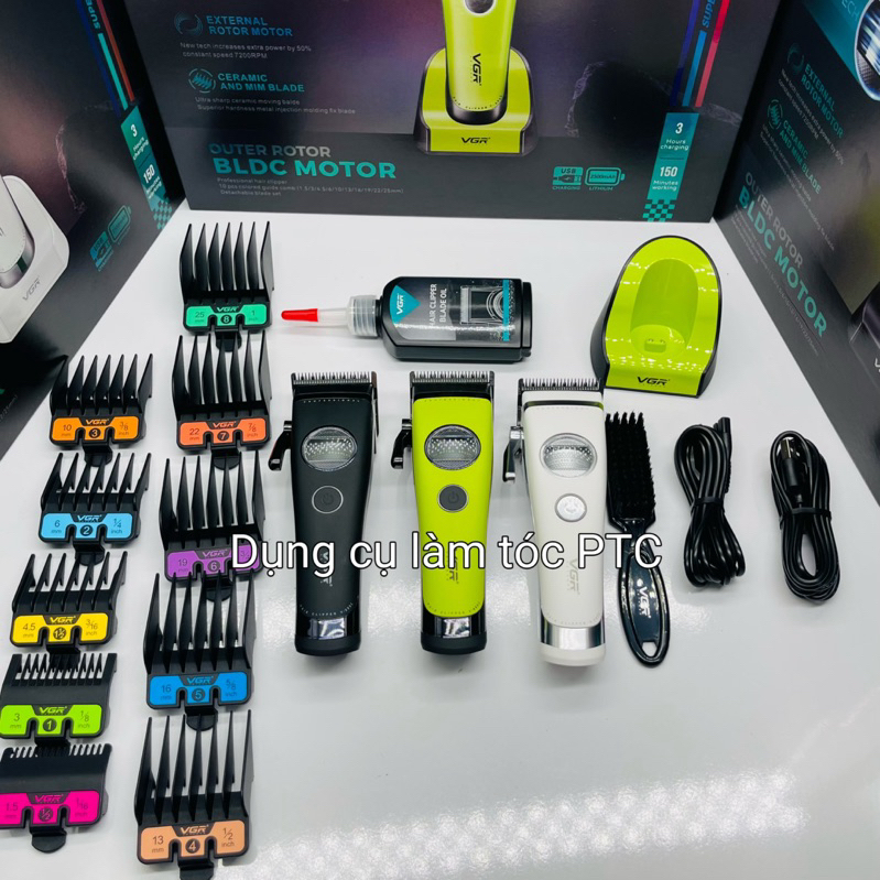 TÔNG ĐƠ VGR V-880C ĐỘNG CƠ KHÔNG CHỔI THAN CHUYÊN NGHIỆP – CHUẨN SALON, GỌN NHẸ DỄ DÙNG