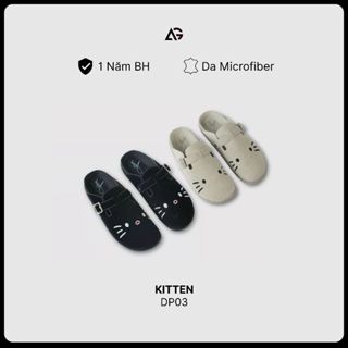  Dép nam nữ Birken cao cấp August Kitten Slip-on Bảo hành 12 tháng DP03F-J 