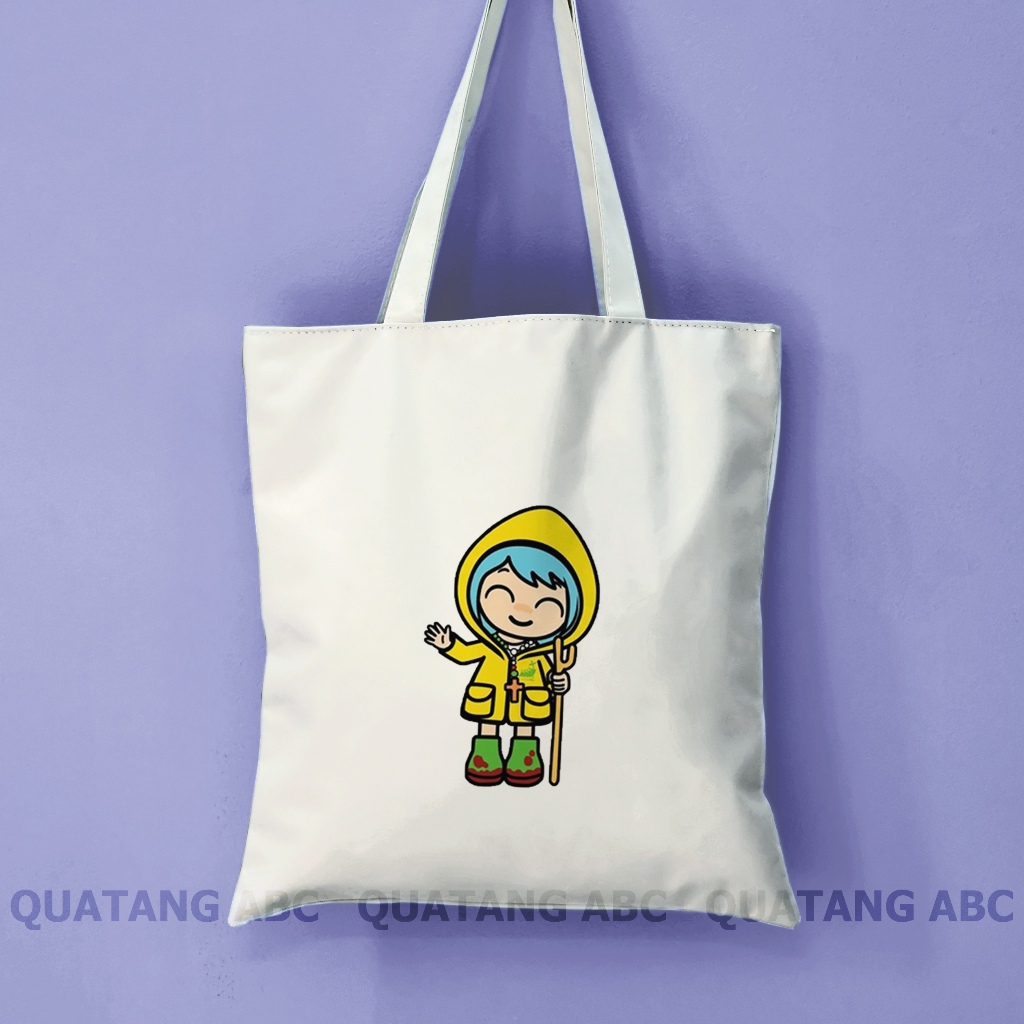 Túi tote vải canvas LUCE Nhân vật Linh vật Biểu tượng Năm Thánh Công Giáo TUI-LUCE Quà tặng ABC