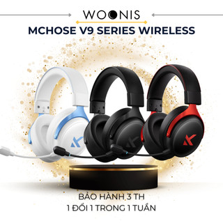  Tai Nghe Gaming Không Dây MCHOSE V9 Pro – 7.1 Surround Pin Trâu 250H Mic AI Chống Ồn 