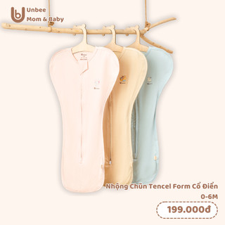  Nhộng chũn cho bé sơ sinh UNBEE chất liệu tencel form dáng cổ điển - Nhộng chũn mùa hè cho bé 