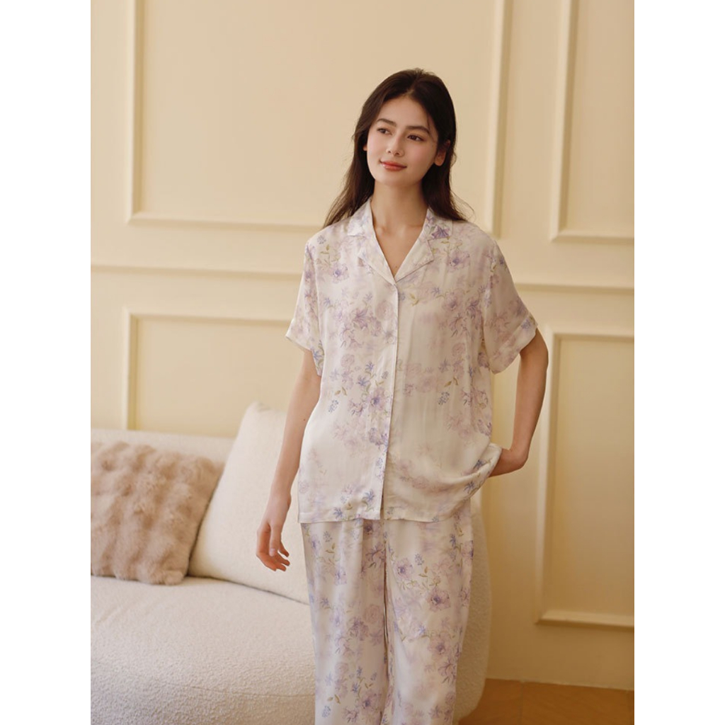 After Bath - Bộ Pyjama Hoa Lilac Bloom - PJ216