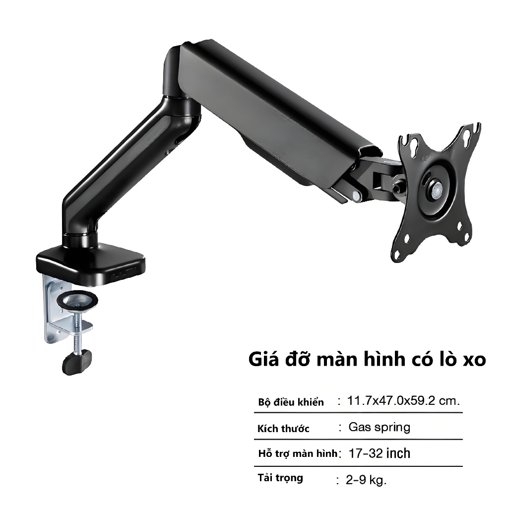 VARB 17''-32'' Giá Treo Màn hình máy tính Xoay 360 độ Tải trọng 9Kg | BigBuy360 - bigbuy360.vn