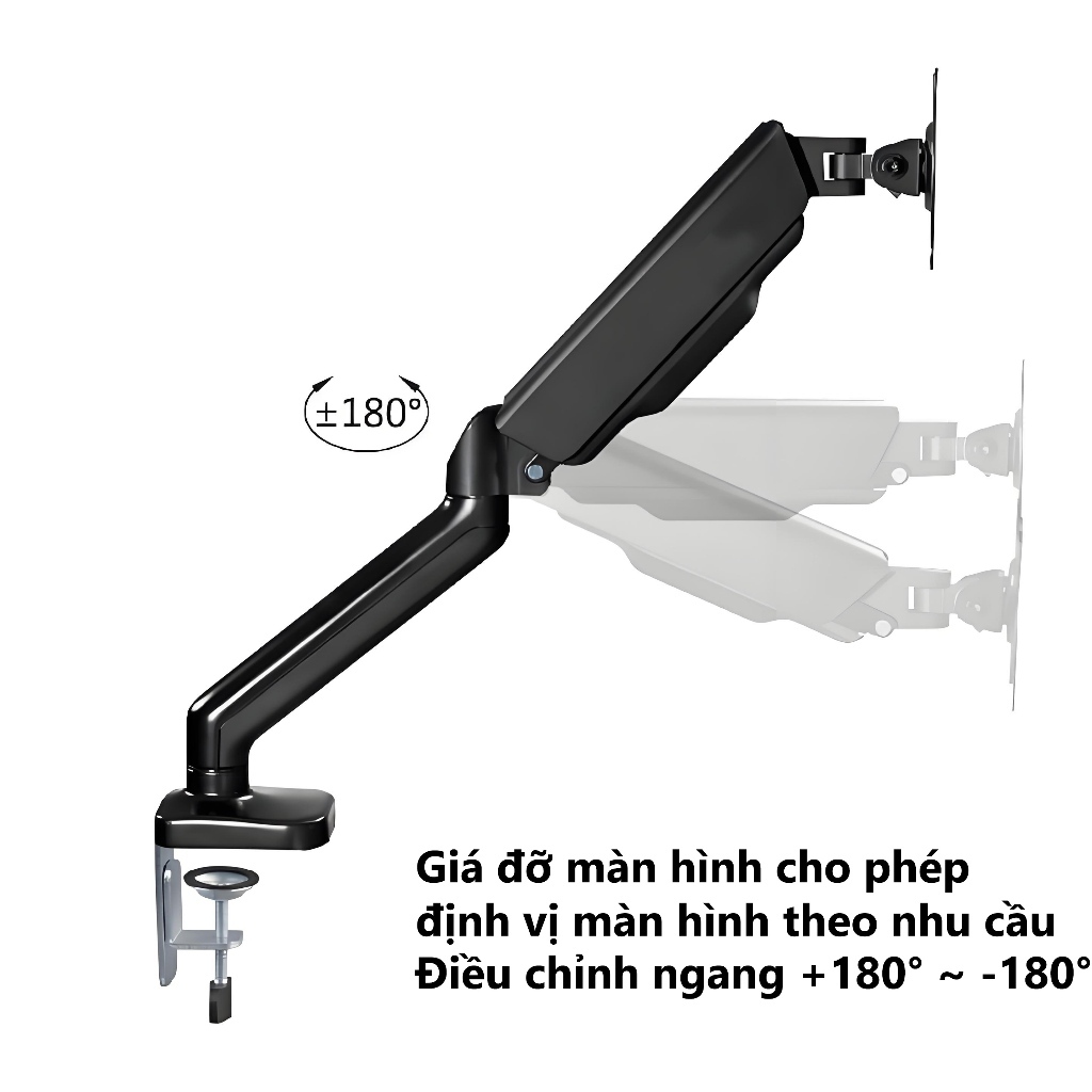 VARB 17''-32'' Giá Treo Màn hình máy tính Xoay 360 độ Tải trọng 9Kg | BigBuy360 - bigbuy360.vn