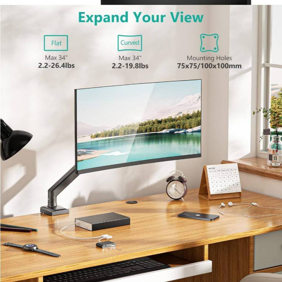 VARB 17''-32'' Giá Treo Màn hình máy tính Xoay 360 độ Tải trọng 9Kg | BigBuy360 - bigbuy360.vn