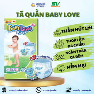 TÃ BỈM QUẦN GIÁ RẺ BABY LOVE ĐỦ SIZE CHO BÉ