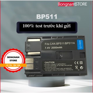 Pin thay thế cho Canon BP511 Sản phẩm dùng cho: Canon EOS 5D, 50D, 40D, 20D, 30D, 10D, Digital Rebel, 1D, D60, 300D, D30