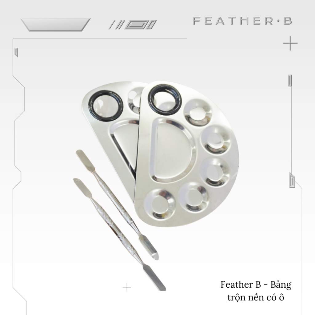 Bảng trộn nền có ô Feather B