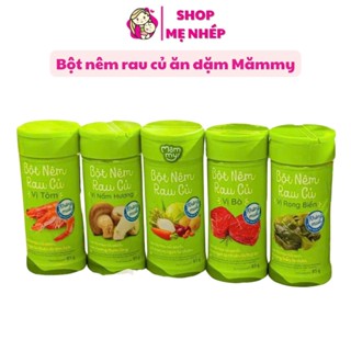  Bột Nêm Rau Củ Mămmy Gia vị tự nhiên không muối không bột ngọt cho bé từ 1 tuổi hũ 85g 