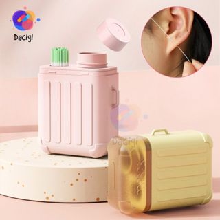 Dây Làm Sạch Lỗ Xỏ Tai 180 Sợi – Hộp Vali Dễ Thương, Tiện Dụng, Dịu Nhẹ An Toàn