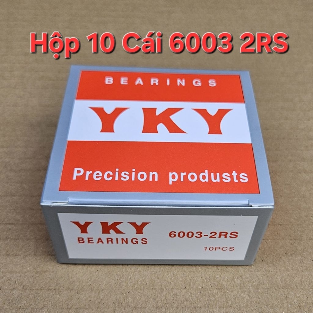 Hộp 10 cái  bạc đạn 6003 2RS YKY ( cốt 17x35x10mm)
