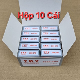 Hộp 10 cái  bạc đạn 6300 2RS YKY ( cốt 10x35x11 mm )