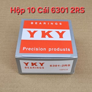 Hộp 10 cái bạc đạn 6301 2RS YKY ( cốt 12x37x12mm)
