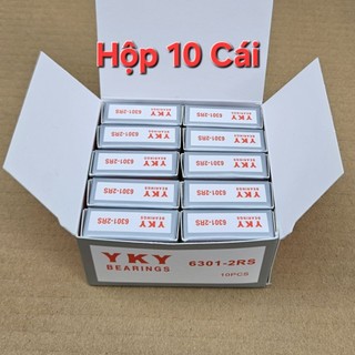 Hộp 10 cái bạc đạn 6301 2RS YKY ( cốt 12x37x12mm)