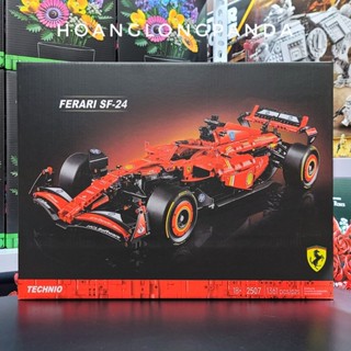 [Technic] Lắp ráp mô hình Xe đua F1 Ferrari SF 24 tỉ lệ 1:8 | 2506 | 1361 chi tiết