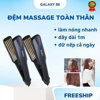  Máy Là Tóc - Máy Dập Xù  Máy Bấm Có Chỉnh Nhiệt KEMEI KM-332 