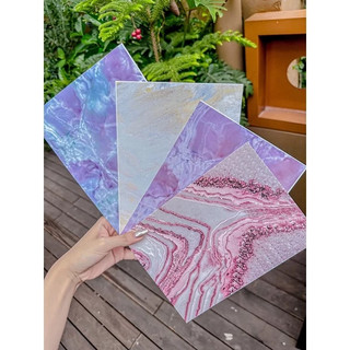 Bảng mica trưng mẫu móng Size A5 (Tặng kèm bìa chụp ảnh Ngẫu nhiên)