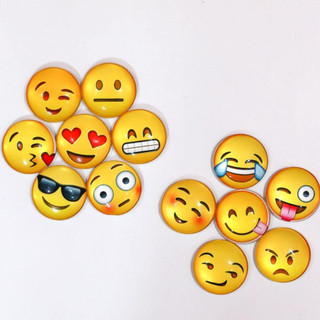 (SET 10) Nam Châm Dán Tủ Lạnh Hình MẶT CƯỜI dễ thương