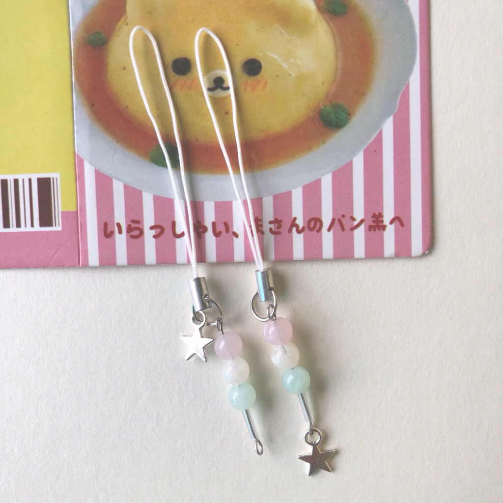 [Handmade] Keychain dango mini 🍡 | Móc khóa dango Nhật Bản treo điện thoại, máy ảnh, làm quà tặng | 