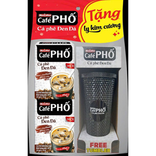 Combo Cafe Phố Đen Đá (MUA 2 HỘP TẶNG 1 LY KIM CƯƠNG)