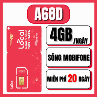 [ SALE SIM RẺ ] Sim 4G Mobifone Miễn Phí 1 Tháng Tặng Data Tốc Độ Cao Kèm Phút Gọi Sử Dụng Thả Ga A69 A79 A89