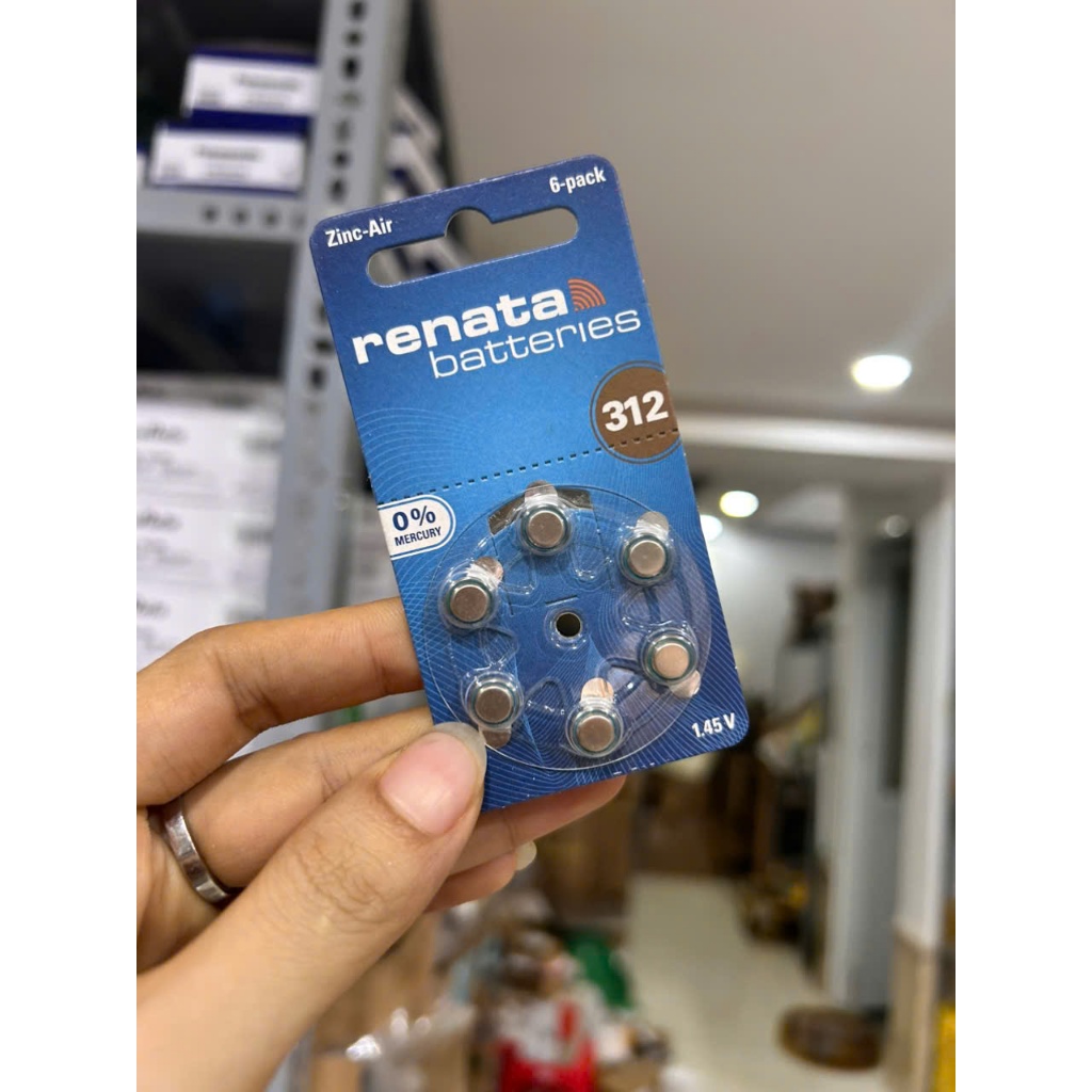 Vỉ 6 viên pin máy trợ thính PR41 NEXcell