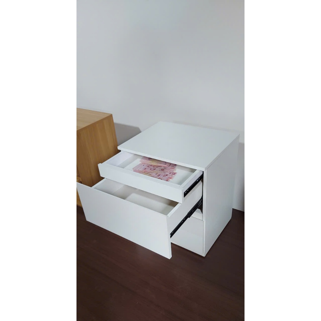 Tủ đầu giường có ngăn bí mật , tab đầu giường có ngăn bí mật , Hộc tủ có ngăn kéo ẩn bí mật gỗ mdf