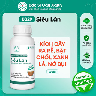  Siêu Lân Kích Ra Rễ Đẻ Nhánh BS29 500ml - Phục Hồi Cây Phòng Vàng Lá Thối Rễ - Bác Sĩ Cây Xanh 