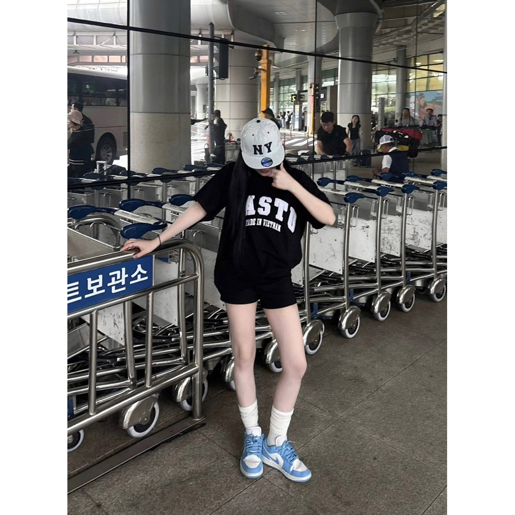 [FREESHIP] Áo Thun AaStu Thêu Xù Trắng Thun Cotton