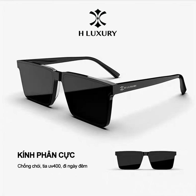 [Kính râm cao cấp ] Mắt Kính Râm Thời Trang Cho Nam Nữ Form Eyewear Dạng Mới V2X - HLuxury