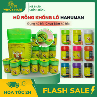 [Hũ Khổng Lồ Nhiều Màu] Combo Lọ, Hũ Hít Thông Mũi Thảo Dược Hanuman/HongThai Giảm Nghẹt Mũi Xoang