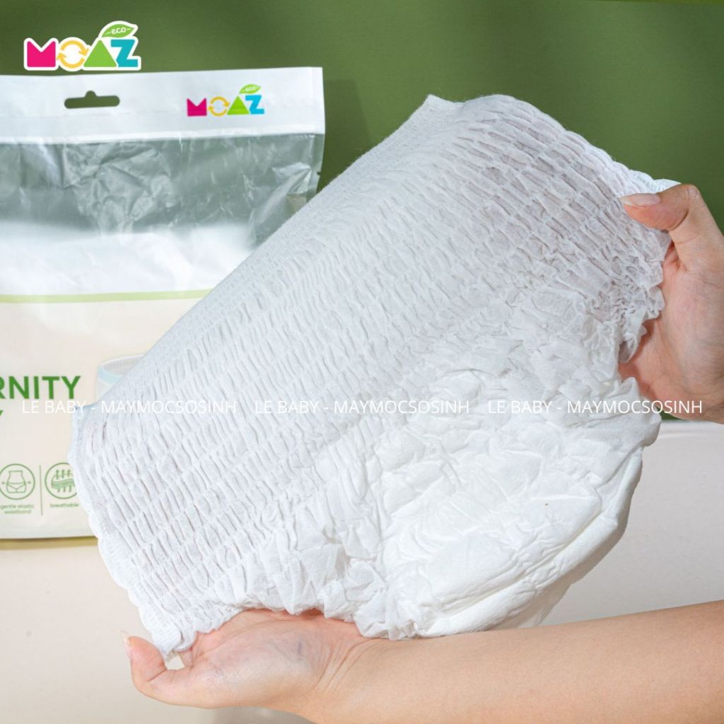 Quần bỉm cho mẹ sau sinh Moaz Eco 1 túi 3 chiếc tiện dụng, thấm hút tốt