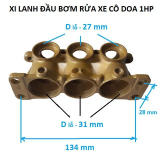 Phụ tùng đầu bơm máy rửa xe cô doa 1HP