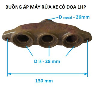 Phụ tùng đầu bơm máy rửa xe cô doa 1HP