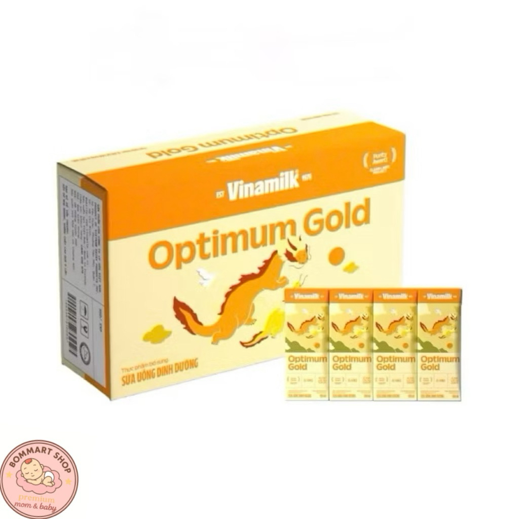 Sữa Pha Sẵn Optimum Gold Vinamilk - Thùng 48 Hộp 110ml- Chính hãng Vinamilk