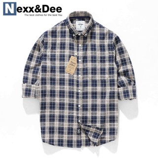 Áo sơ mi caro nam tay dài kẻ sọc vải Oxford công sở Wash Nexx&Dee SM08 