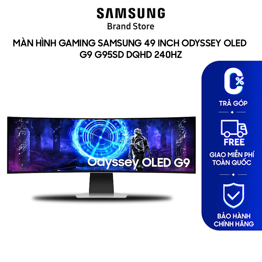 Màn Hình Gaming Samsung 49 Inch Odyssey OLED G9 G95SD DQHD 240Hz
