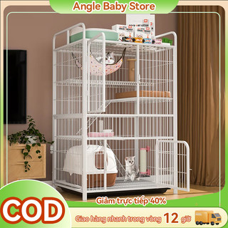  Chuồng thú cưng 3 4 lớp nâng cấp tiện lợi thích hợp cho chó mèo cực lớn chuồng chó vuông cao cấp chuồng mèo 