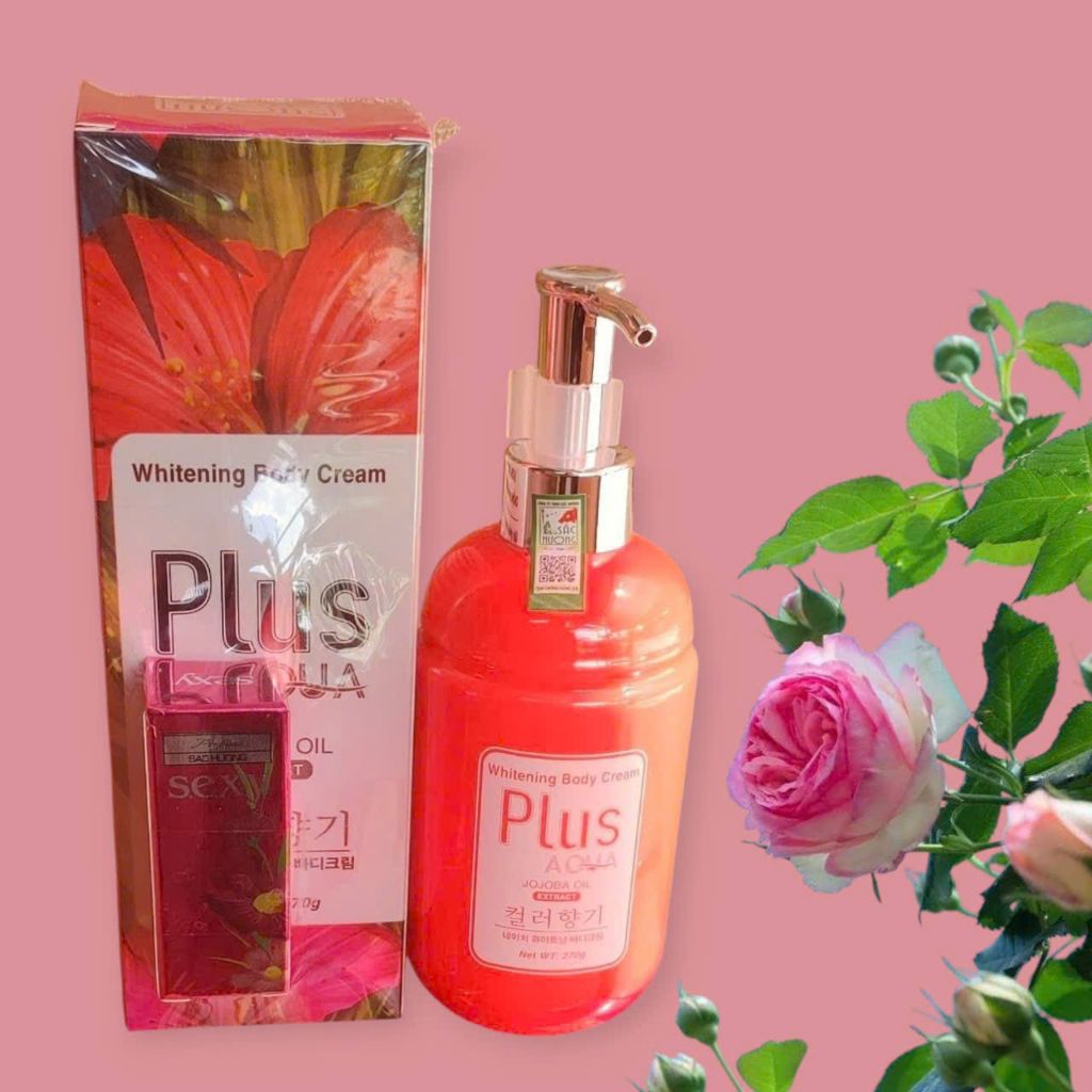 kem body dưỡng trắng da Plus Sắc Hương
