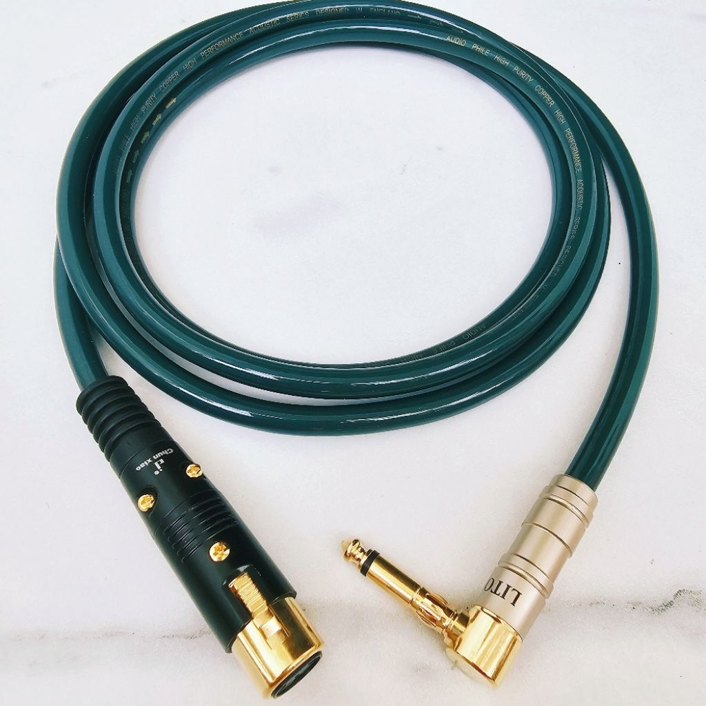 Dây Canon Cái ra 6Ly Vuông - Dây tín hiệu jack Canon Cái sang 6 ly
