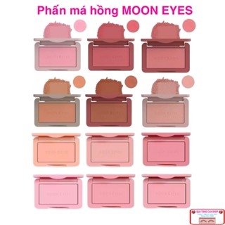 Phấn Má Hồng MOON EYES Matte Mịn Lì, Trang Điểm Tự Nhiên, Lâu Trôi 6,5g