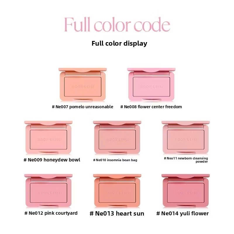 Phấn Má Hồng MOON EYES Matte Mịn Lì, Trang Điểm Tự Nhiên, Lâu Trôi 6,5g | BigBuy360 - bigbuy360.vn