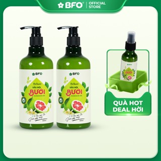  Combo 2 Dầu Gội 500ml & 1 xịt dưỡng tóc tinh dầu bưởi 100ml Kích Thích Mọc Tóc Dưỡng Tóc 