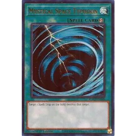 [ Bài Yugioh Chính Hãng ] Mystical Space Typhoon - RA02-EN048 - Ultra Rare 1st Edition