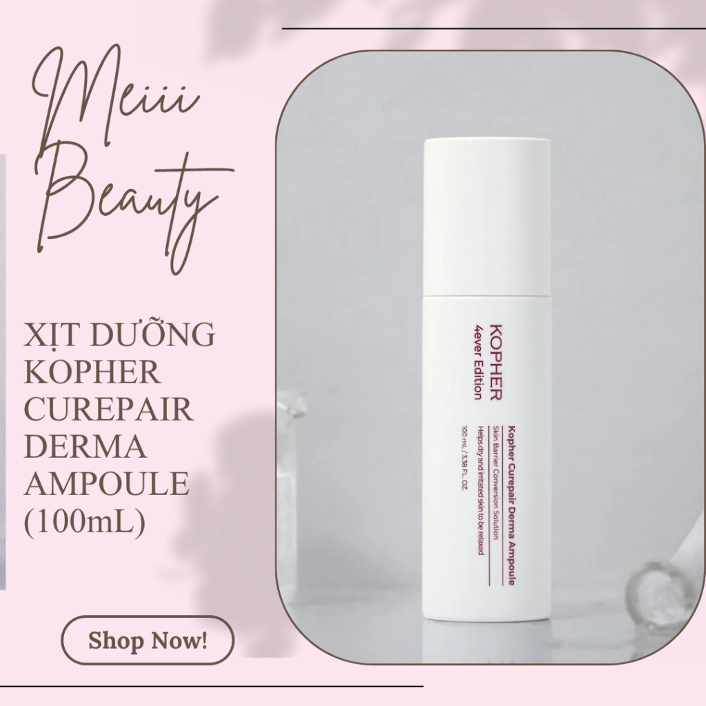 XỊT DƯỠNG KOPHER CUREPAIR DERMA AMPOULE (100mL)
